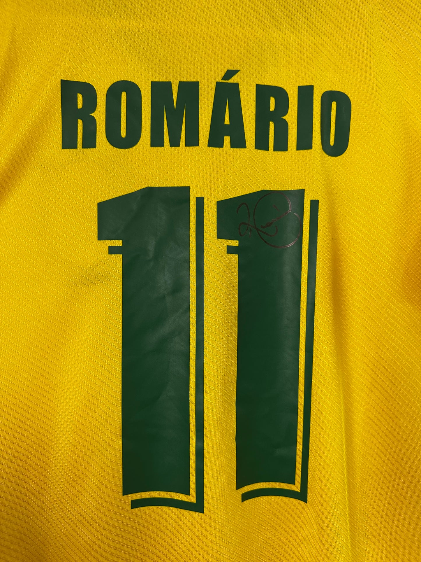 Romario Brazil - Signed Shirt/Jersey - With Proof