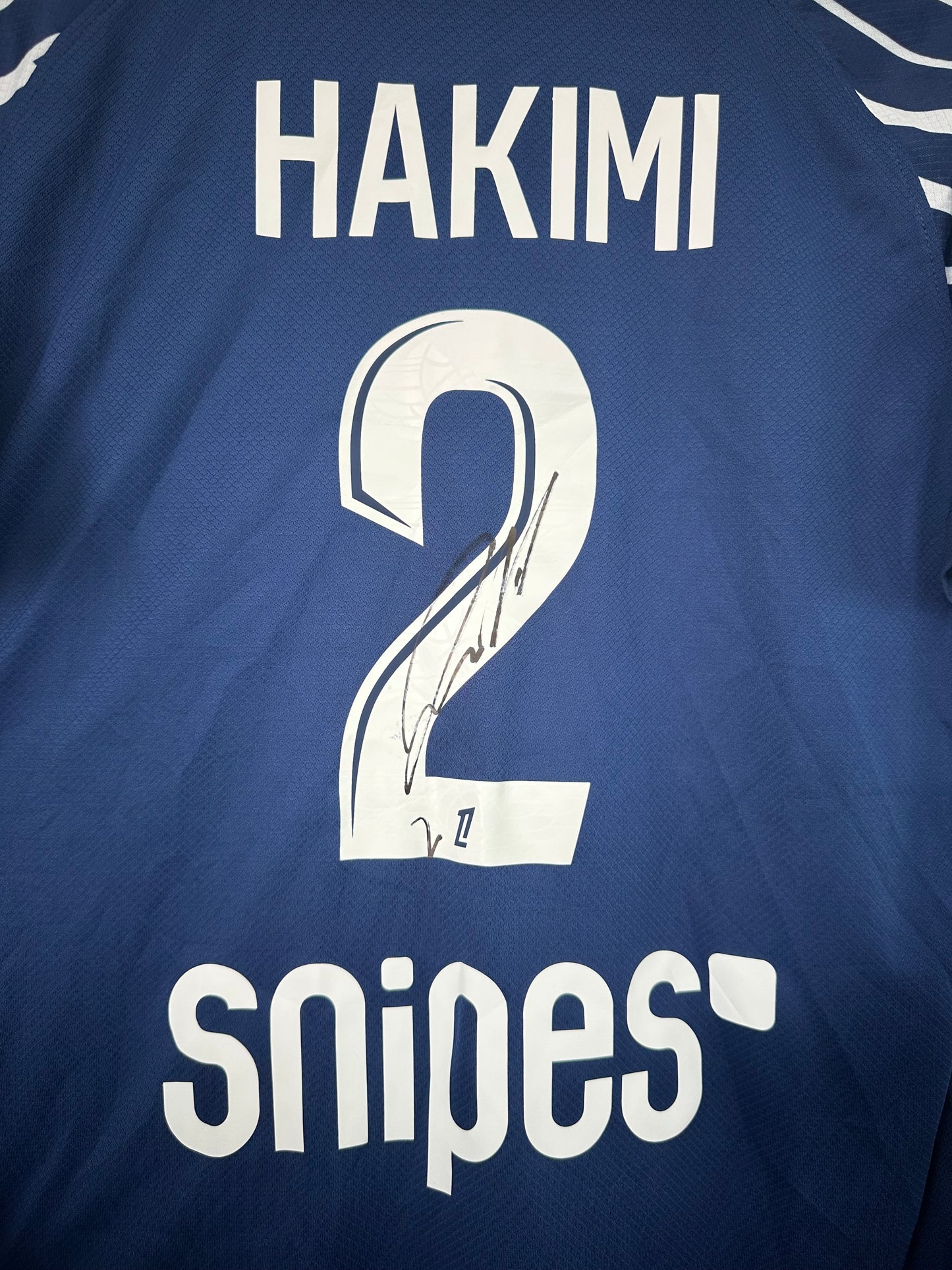 Achraf Hakimi PSG - Signed Shirt/Jersey - Proof