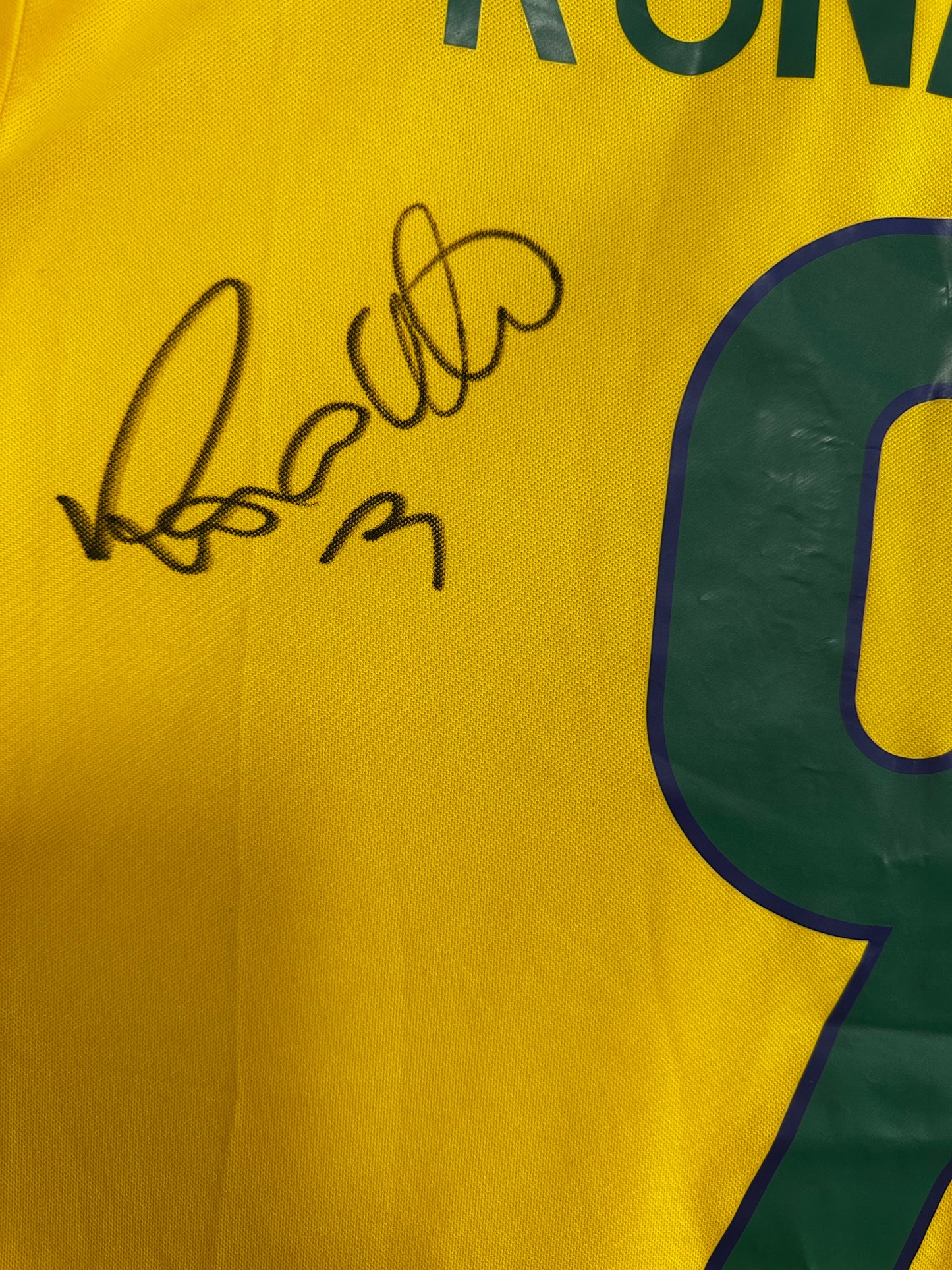 Ronaldo Nazario Brazil - Signed Shirt/Jersey - With Proof