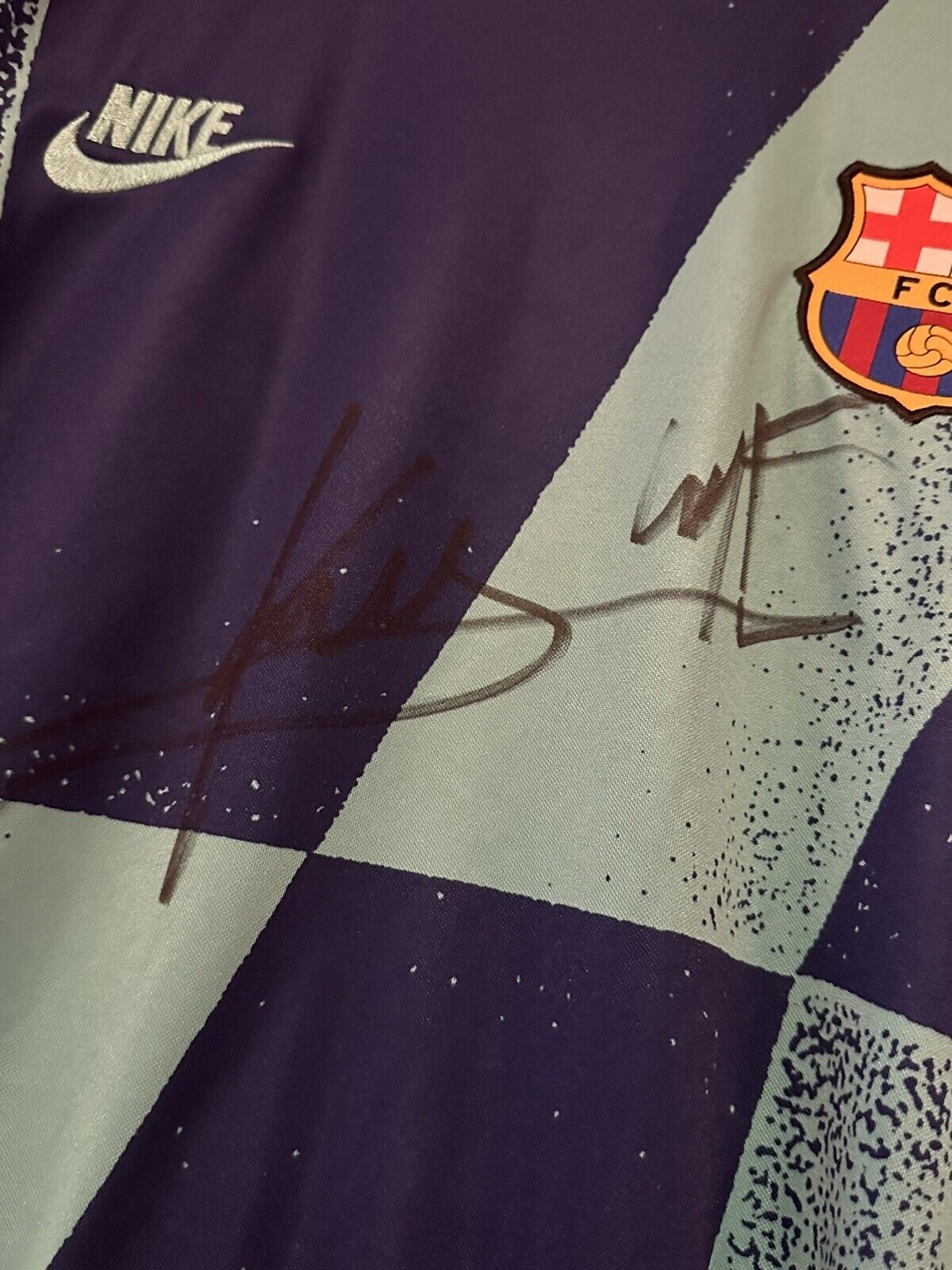 Lewandowski, Dembele And Kessie Signed FC Barcelona Shirt Jersey WITH PROOF