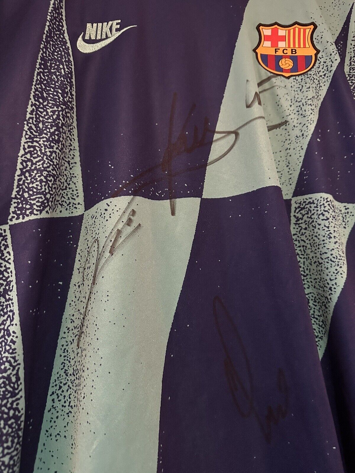 Lewandowski, Dembele And Kessie Signed FC Barcelona Shirt Jersey WITH PROOF